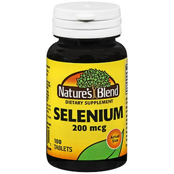 Nature's Blend Selenium 200 mcg Tablets - 100 ct