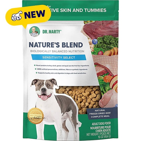 Nature's Blend Sensitivity Select Freeze Dried Dog Food 16 oz.