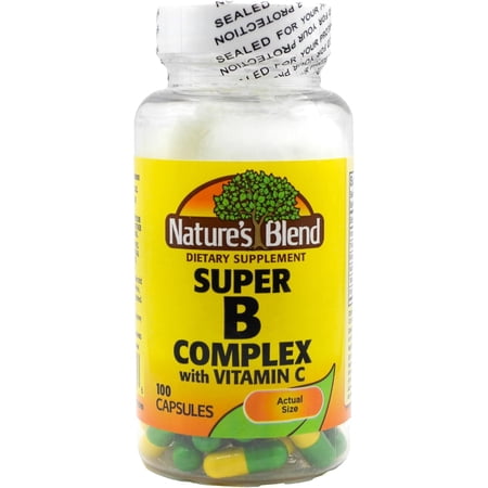 Nature's Blend Super B With Vitamin C 100 Capsules