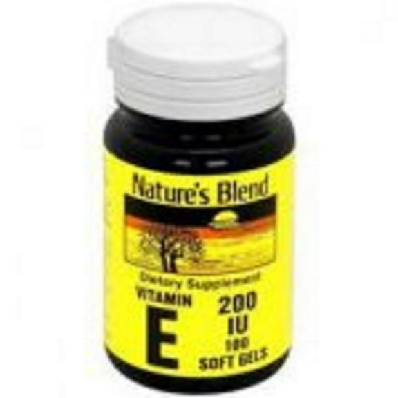 Nature's Blend Vitamin E 200IU Softgels, 100ct 079854900101A377
