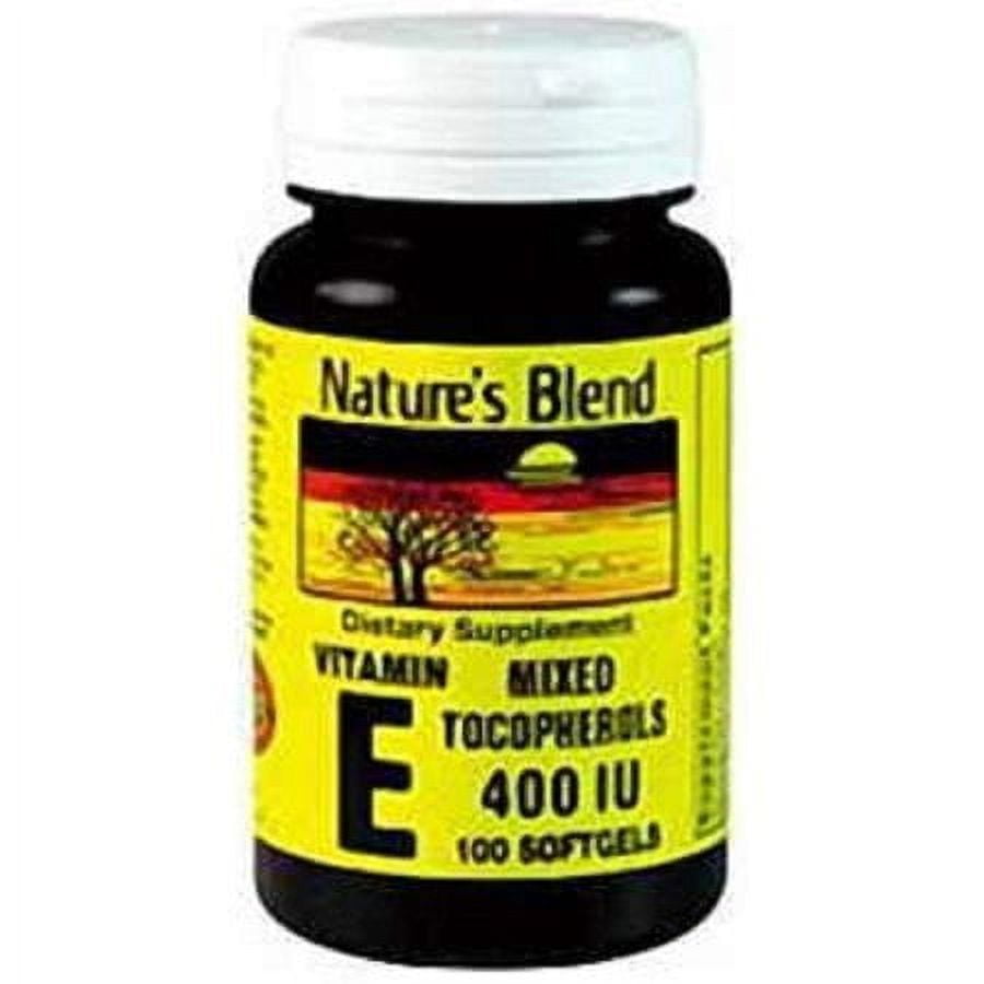 Nature's Blend Vitamin E 400Iu Capsules 100 Ct