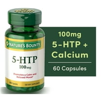5-Htp L-5-Hydroxytryptophan Capsules 100 Mg By Natures Bounty - 60 Capsules