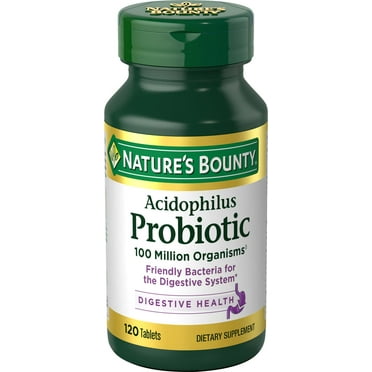 Nature’s Bounty Acidophilus Probiotic Supplement, 120 Tablets