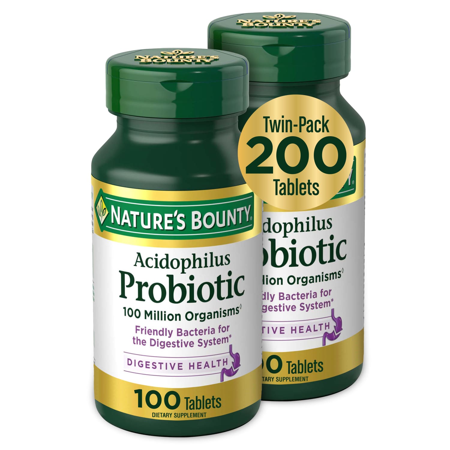 Spring Valley Probiotic Acidophilus Dietary Supplement, 100 Count