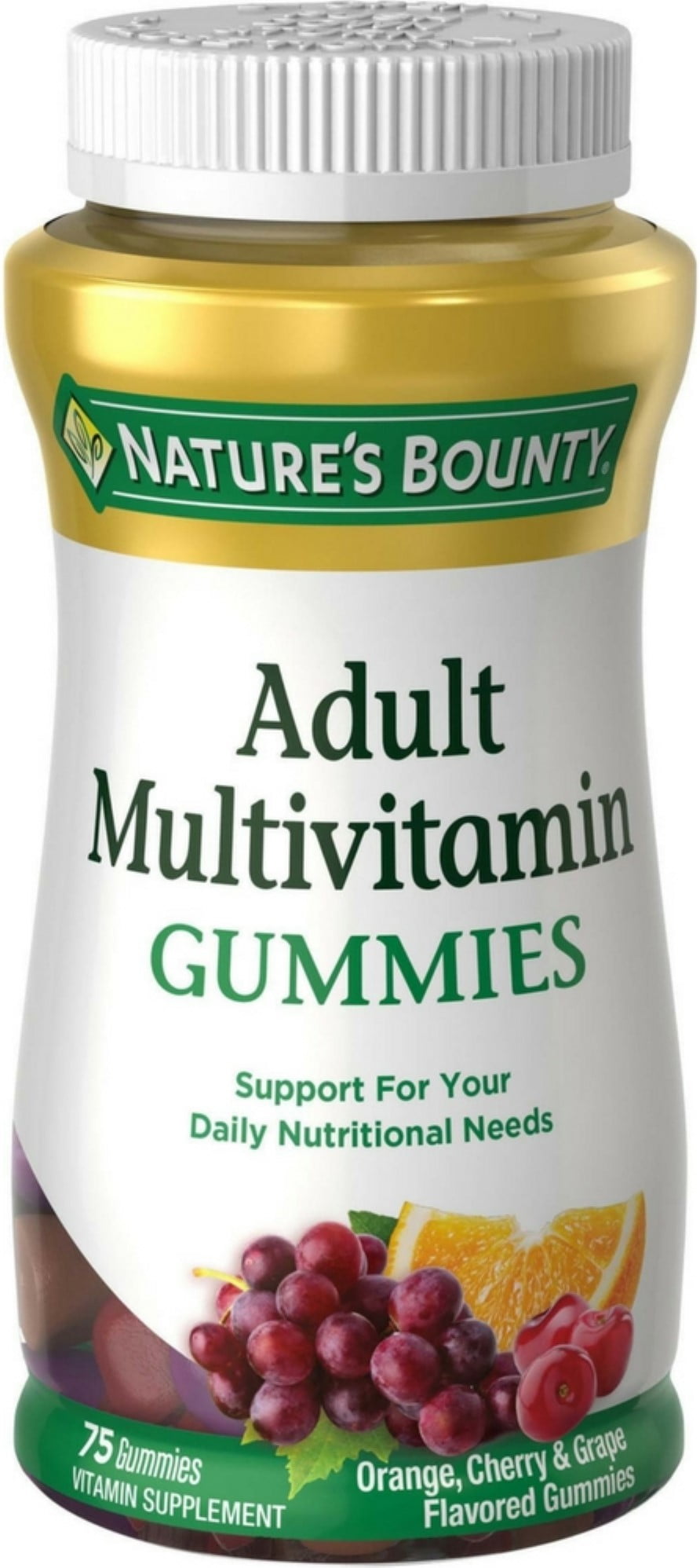 Nature's Bounty Adult Multivitamin Gummies 75 Each (Pack of 4)