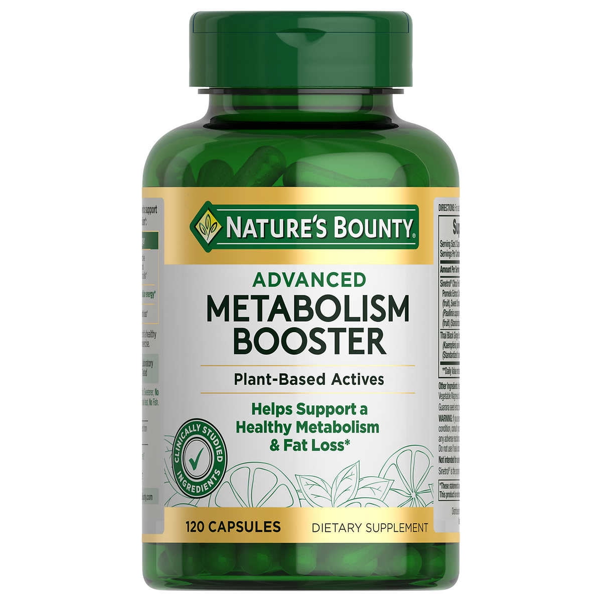 Nature's Bounty Advanced Metabolism Booster, 120 Capsules
