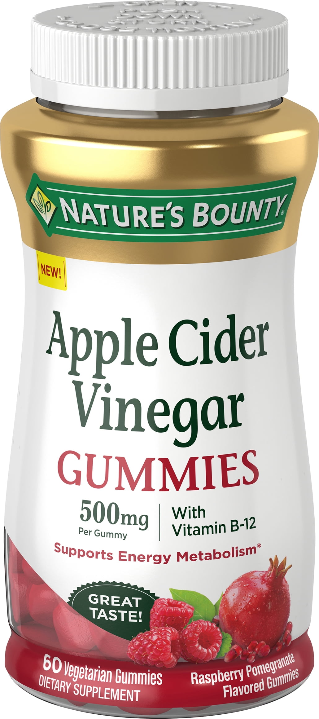 Nature's Bounty Apple Cider Vinegar Gummies Dietary Supplement
