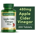 thumbnail interactive-video image 1 of Nature’s Bounty Apple Cider Vinegar Supplement, 480 mg, 200 Tablets, 1 of 9