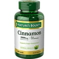 Nature's Bounty Cinnamon Pills and Chromium Herbal Health Supplement