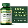 thumbnail interactive-video image 1 of Nature’s Bounty Cinnamon 2000mg Plus Chromium Capsules, Supports Sugar Metabolism, Herbal Health, 60 Count, 1 of 9