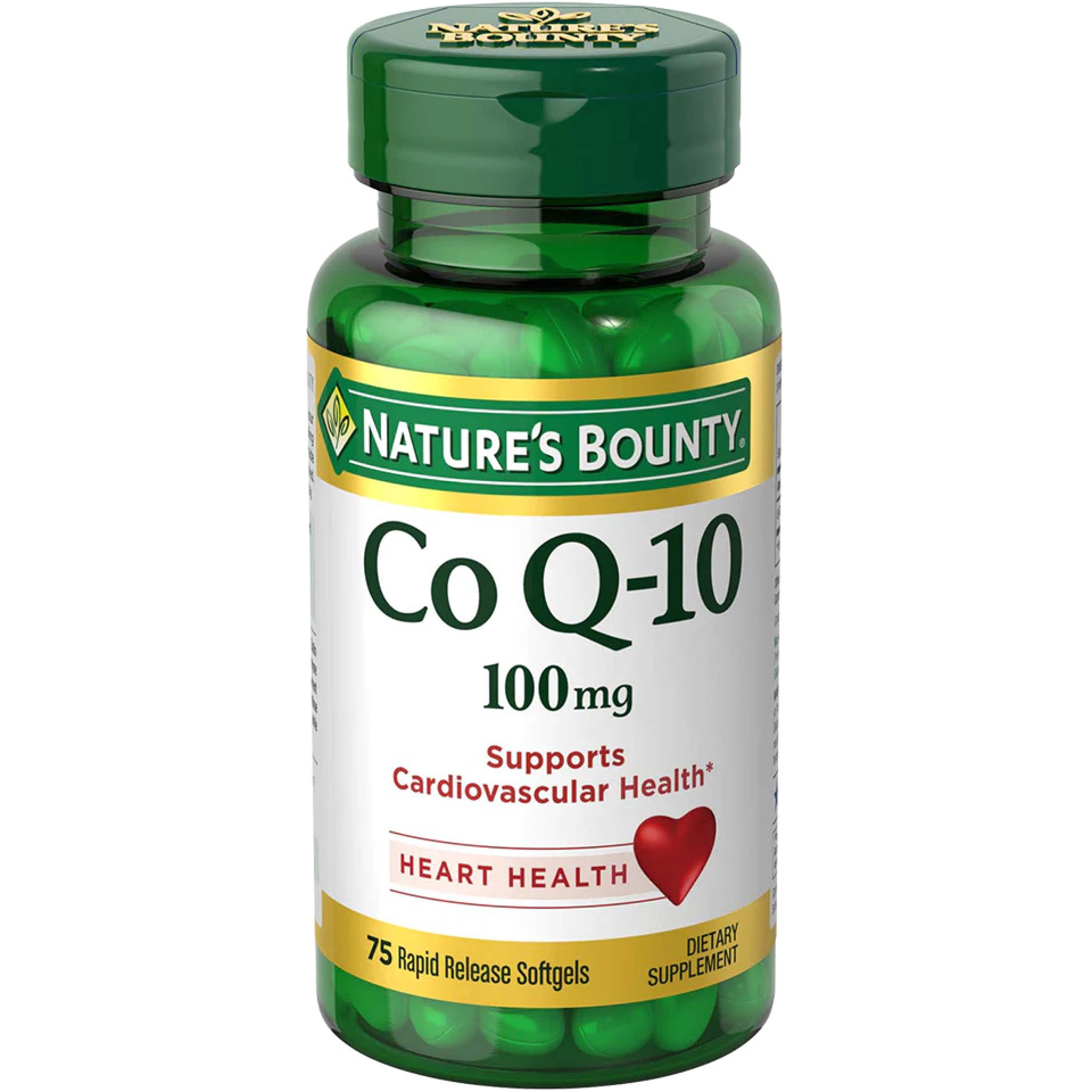 Nature's Bounty Co Q-10 100 mg Softgels 75 ea (Pack of 4)