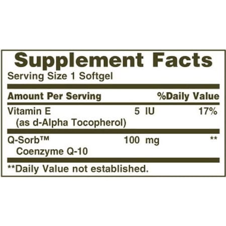 Nature's Bounty Co Q-10 100mg Supports Cardiovascular Health, 45 Ct, 2 Pack
