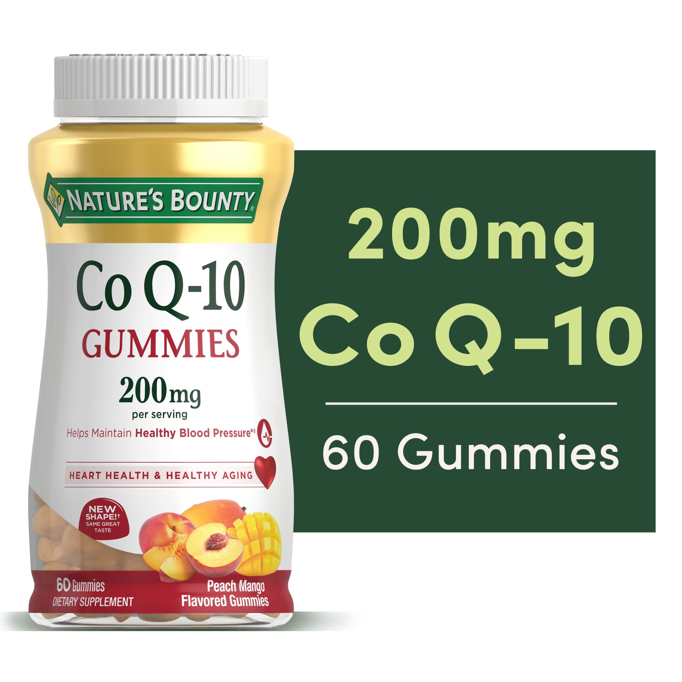 Natures Bounty CoQ10 Gummy Supplement, 200mg, 60 Gummies