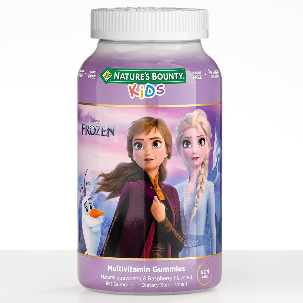 Natures Bounty Disney Frozen Kids Gummy Multi Vitamin, 180 Gummies