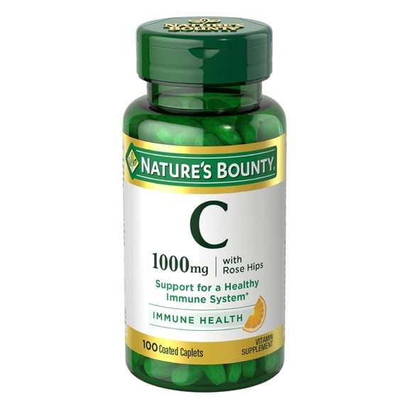 Nature's Bounty Essential Vitamin C Immune Health 1000mg W/ Rose Hip, 100ct