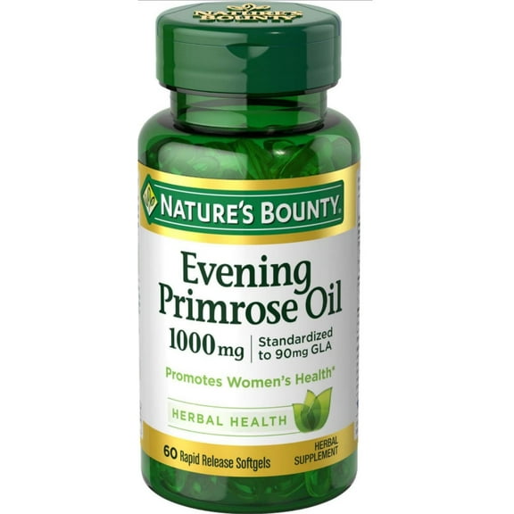 Nature's Bounty Evening Primrose Oil 1000 mg Softgels 60 Each