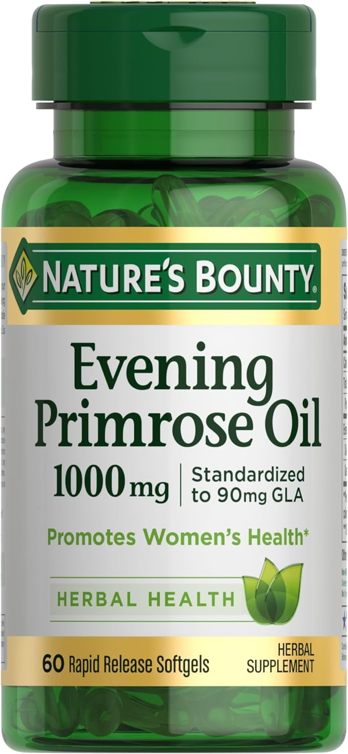 Nature's Bounty Evening Primrose Oil, Promotes Women's Health, 1000 mg