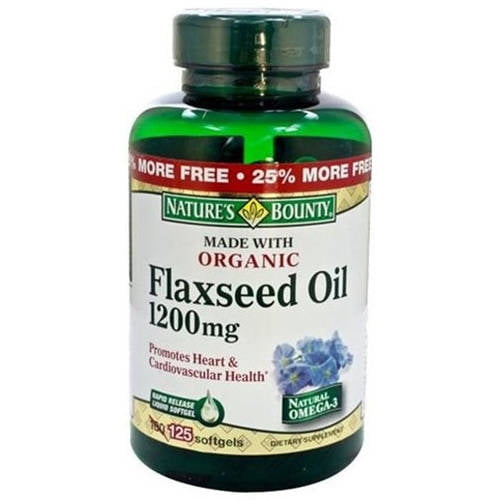Nature's Bounty Flaxseed Oil, 1200mg, 100ct, 3pk - Walmart.com