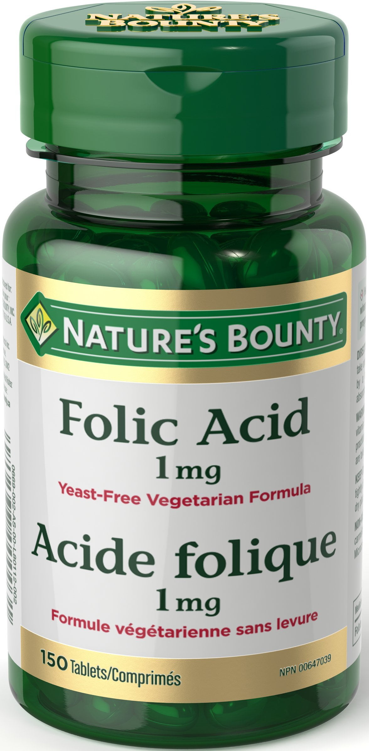 ACIDO FOLICO 800 mcg Tableta x 100