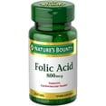 thumbnail image 1 of Nature's Bounty Folic Acid 800 mcg Tablets Maximum Strength, 250 Tablets (Pack of 2), 1 of 4