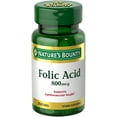 thumbnail image 1 of Nature's Bounty Folic Acid 800 mcg Vitamin Supplement, 250 Tablets, 1 of 5