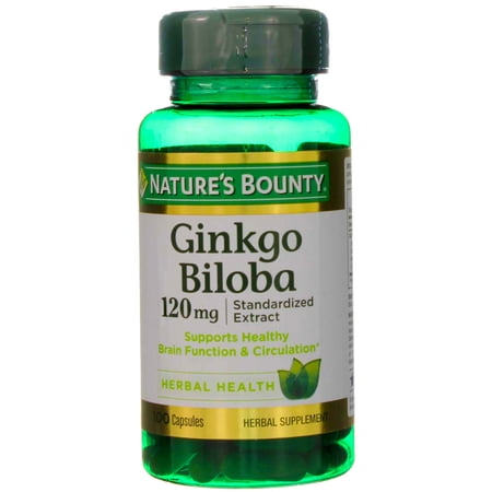 Nature's Bounty Ginkgo Biloba 120 mg 100 Each