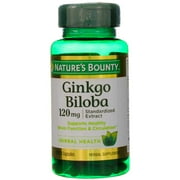 Natures Bounty Ginkgo Biloba 120 mg 100 ea Pack of 2