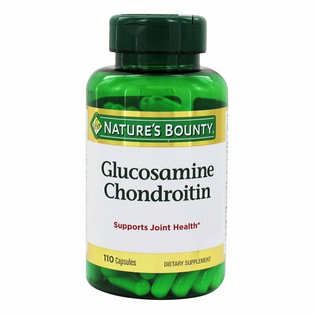Nature's Bounty Glucosamine Chondroitin Capsules 110 ea