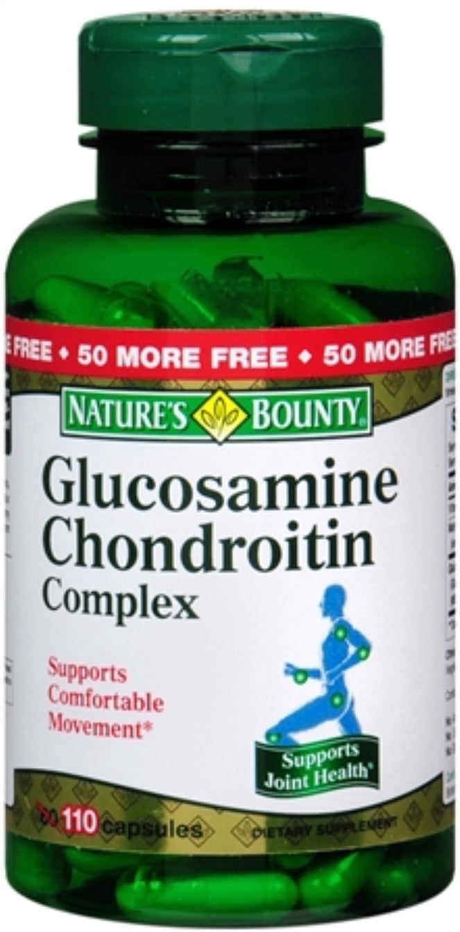 Nature's Bounty Glucosamine Chondroitin Complex Capsules 110 Capsules (Pack of 3)