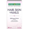thumbnail image 1 of Nature's Bounty Hair Skin & Nails Biotin Support Lustrous Hair 60ct, 6-Pack, 1 of 4