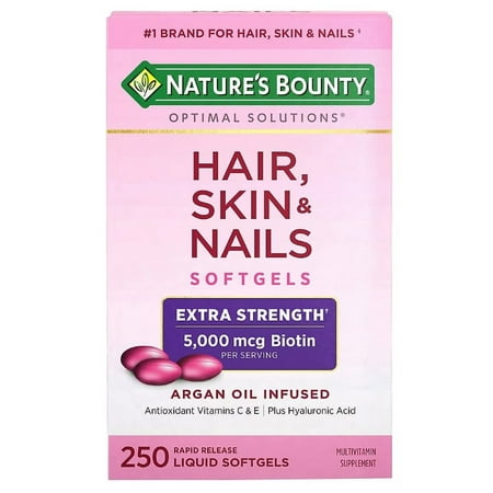 Nature's Bounty Hair, Skin and Nails Extra Strength Vitamins, 250 ct