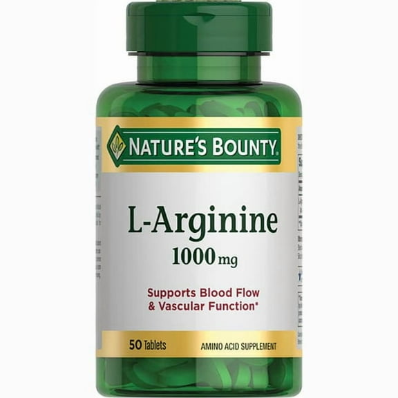 Nature's Bounty L-Arginine 1,000 mg 50 Tabs
