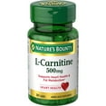 thumbnail image 1 of Nature's Bounty L-Carnitine 500 mg Caplets for Heart Health Support, 30 Ct, 1 of 7