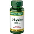 thumbnail image 1 of Nature's Bounty L-Lysine 1000 mg Tablets 60 Each, 1 of 2