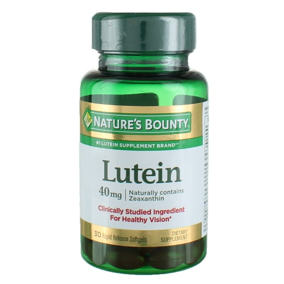 Nature's Bounty Lutein Softgels, 30 Ct