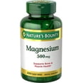 thumbnail image 1 of Nature's Bounty Magnesium 500mg Size, Coated Tablets 200 ea, 1 of 4