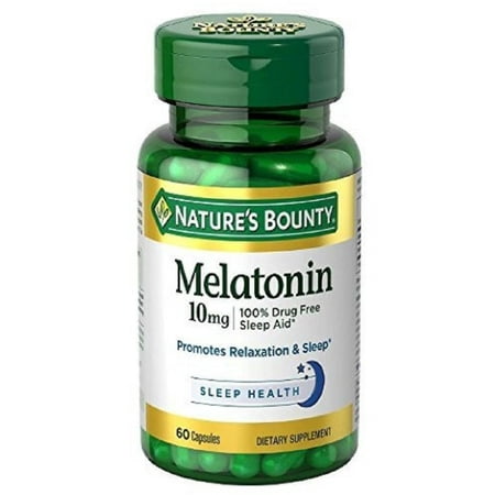 Nature's Bounty Melatonin 10mg Capsules 60 ea