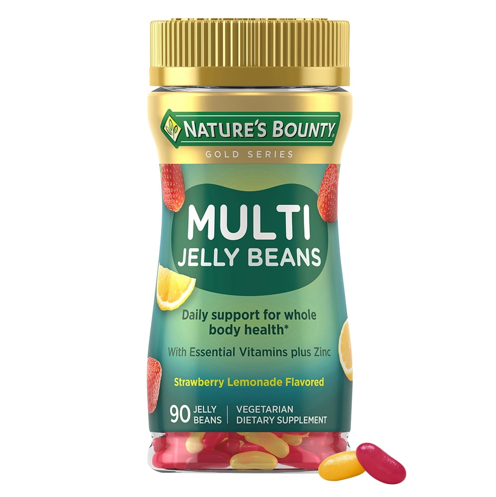 Nature’s Bounty Multi Jelly Bean, Multivitamin, StrawberryLemonade