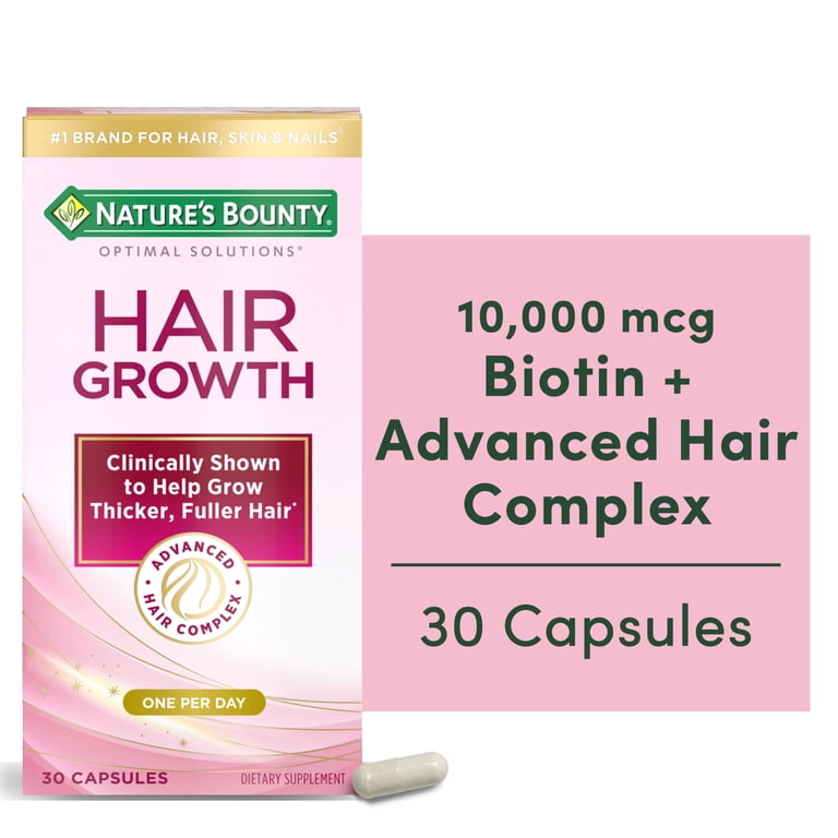 GPGP GreenPeople DHT Blocker Herbal Hair Growth Pills – 3 Bottles, Biotin & B-Vitamins