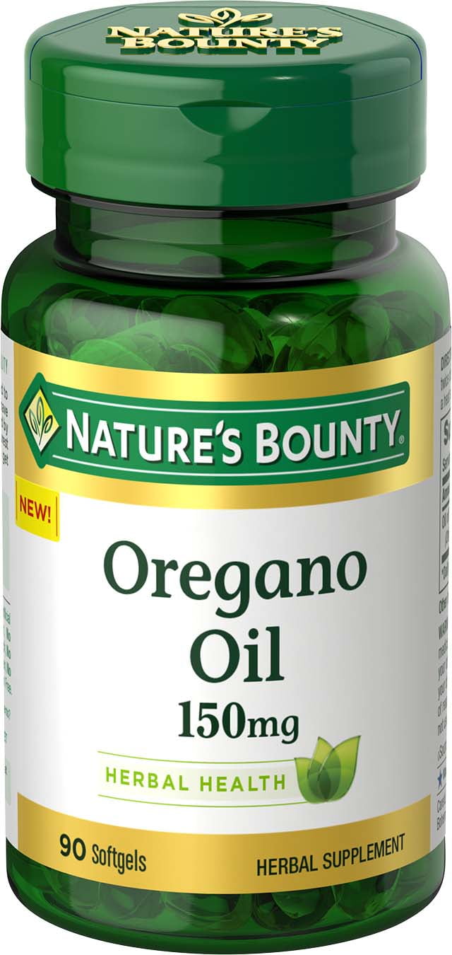 Nature's Bounty® Oregano Oil, 150 mg, 90 Softgels