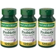 Nature's Bounty Probiotic Acidophilus Tablets, 120 ea (Pack of 3)