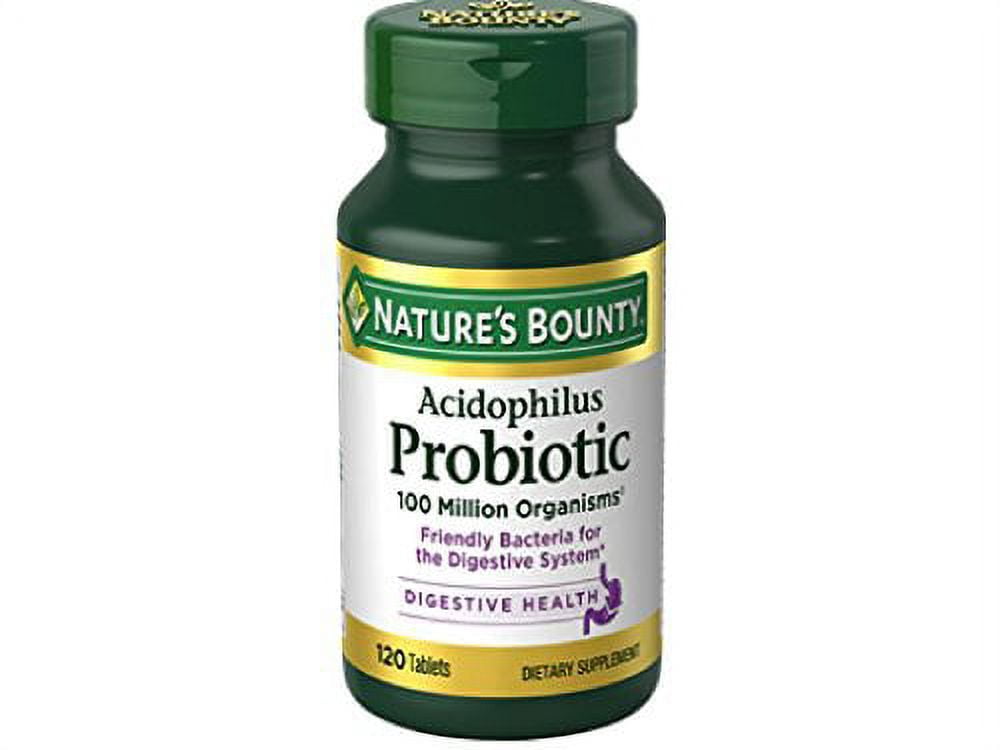 Nature's Bounty Probiotic Acidophilus Dietary Supplement