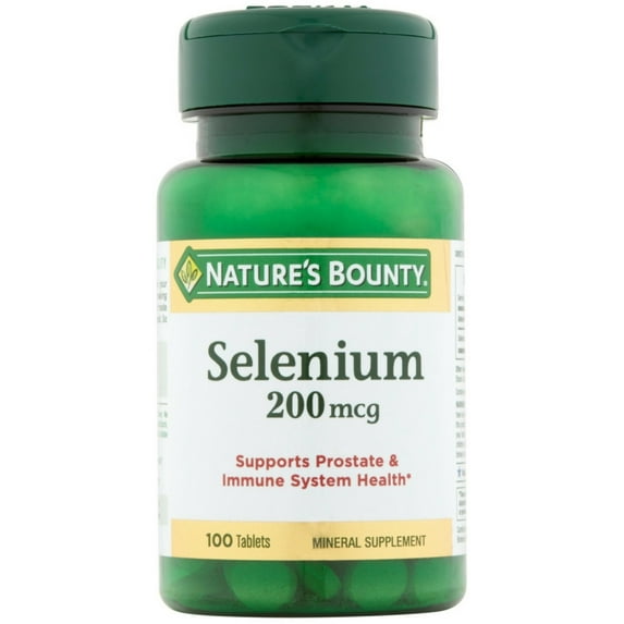 Nature's Bounty Selenium 200 mcg Tablets 100 ea (Pack of 3)