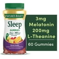 thumbnail image 1 of Nature’s Bounty Sleep Gummies, Melatonin 3mg, Sleep Support Supplement, Topical Punch, 60 Ct, 1 of 9
