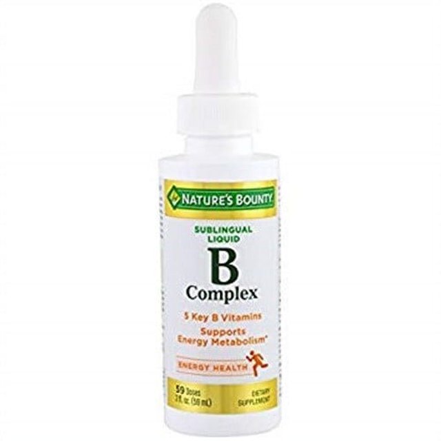 Nature's Bounty Vitamin B Complex Sublingual Liquid 2 oz