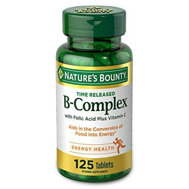 Nature's Bounty Vitamin Time Released Supplement with Folic