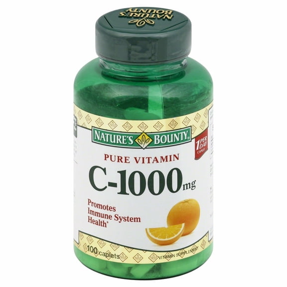 Nature's Bounty Vitamin C 1000 Mg Immune Health Caplets 100 Ea