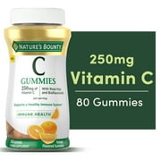 Natures Bounty Vitamin C Immune Support Gummies, 250 Mg, 80 Ct