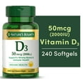 thumbnail interactive-video image 1 of Nature's Bounty Vitamin D3, Immune and Bone Health Support, 50 mcg, Softgels, 240 Ct, 1 of 9
