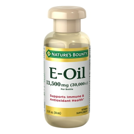 Nature’s Bounty Vitamin E 30,000 IU Oil for Radiant Skin & Immune Health, 2.5 Fl Oz